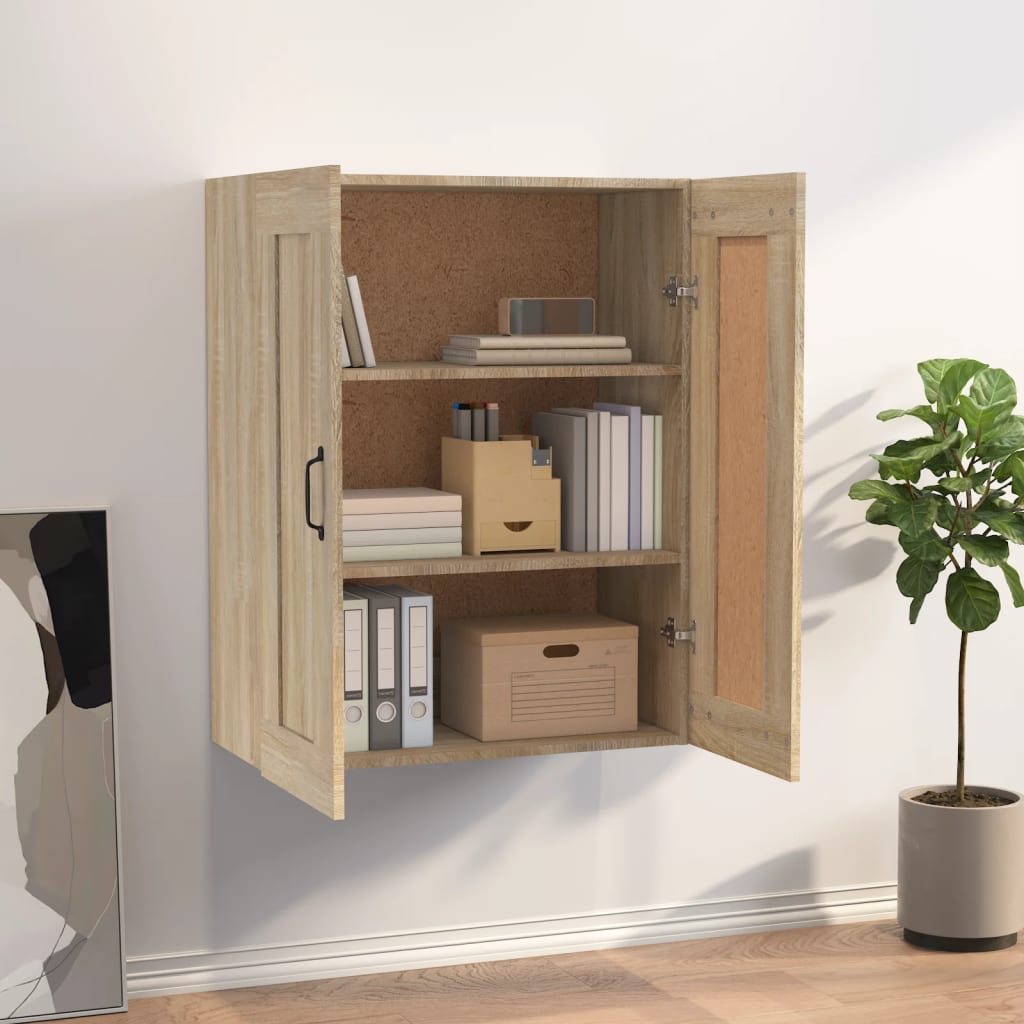 Armoire murale suspendue Chêne sonoma 69,5x32,5x90 cm - XIOS