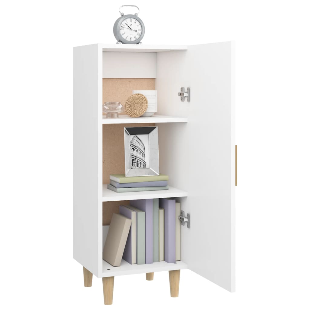 Buffet Blanc 34,5x34x90 cm Bois d'ingénierie - XIOS