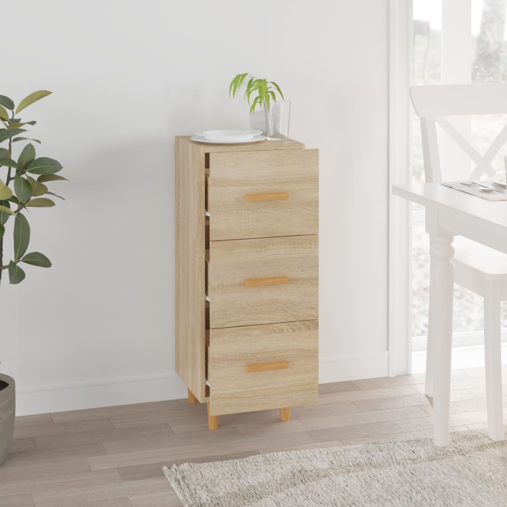 Buffet Chêne sonoma 34,5x34x90 cm Bois d'ingénierie - XIOS