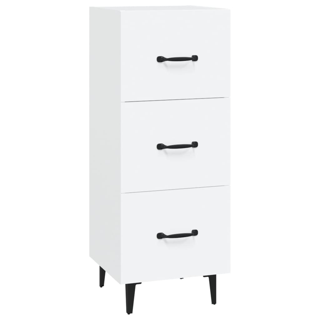 Buffet blanc 34,5x34x90 cm bois d'ingénierie - XIOS