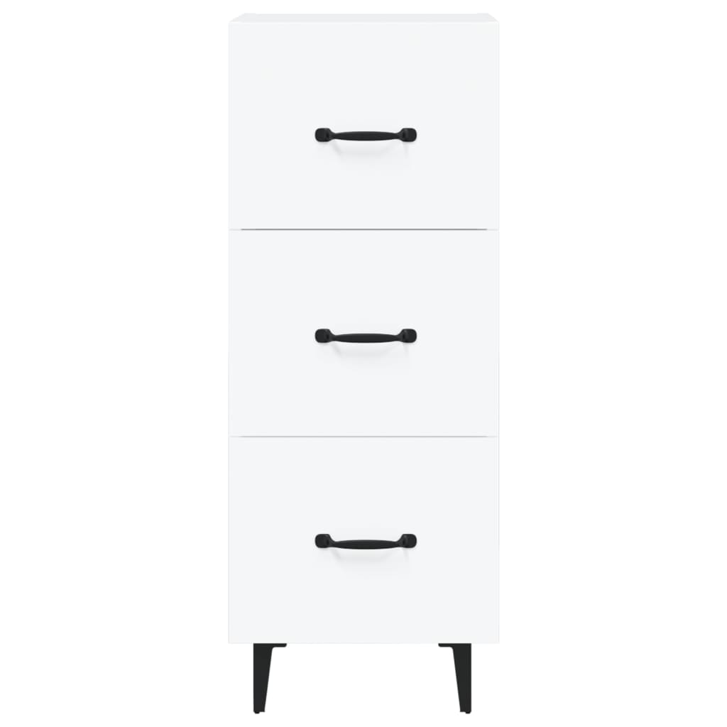 Buffet blanc 34,5x34x90 cm bois d'ingénierie - XIOS