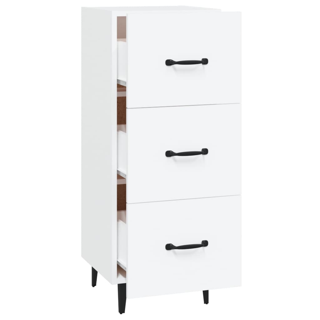 Buffet blanc 34,5x34x90 cm bois d'ingénierie - XIOS