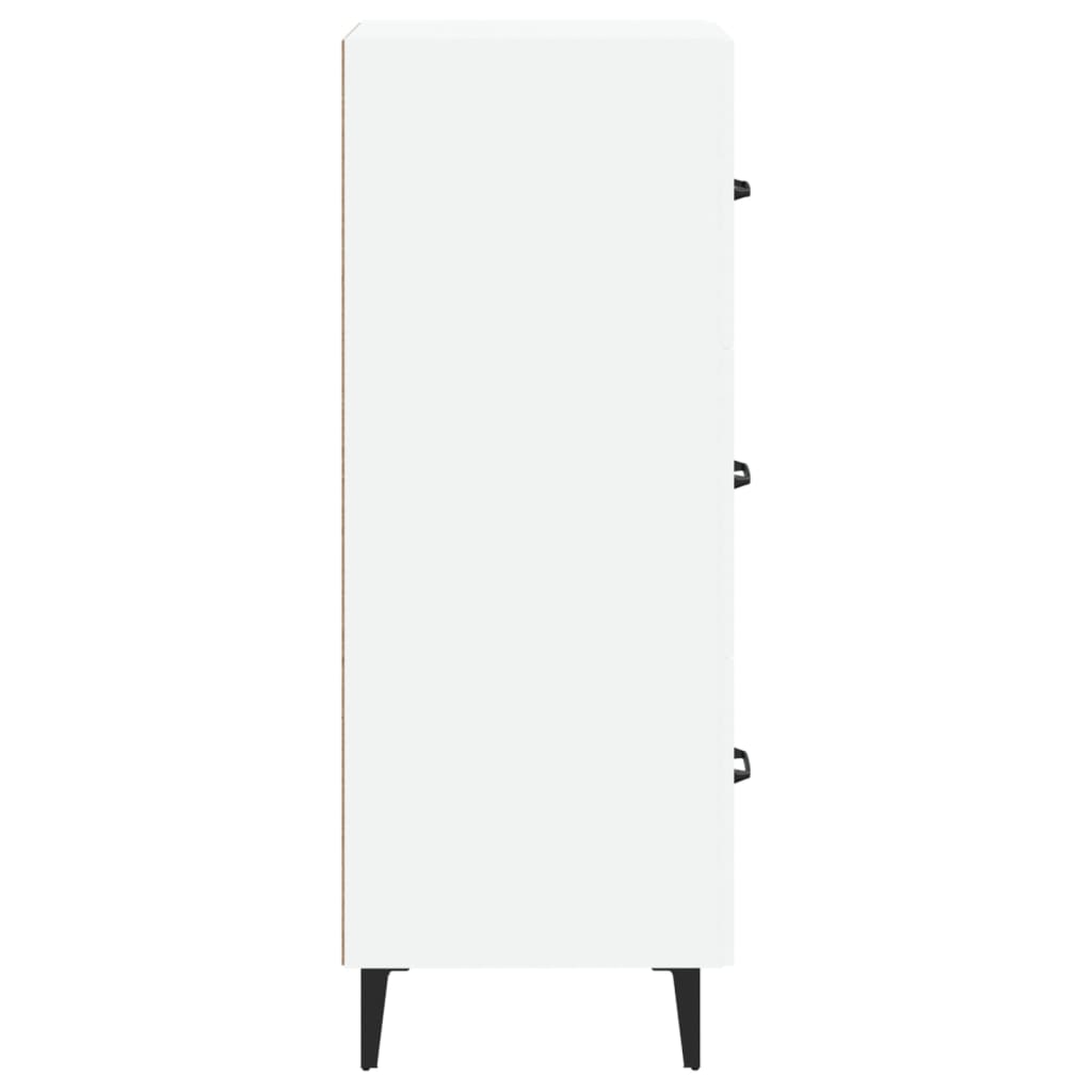 Buffet blanc 34,5x34x90 cm bois d'ingénierie - XIOS
