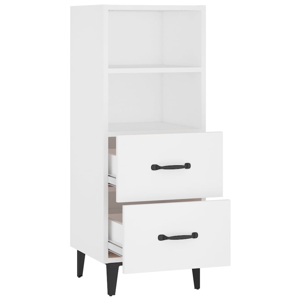 Buffet Blanc 34,5x34x90 cm Bois d'ingénierie - XIOS
