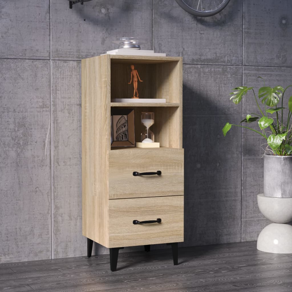 Buffet Chêne sonoma 34,5x34x90 cm Bois d'ingénierie - XIOS