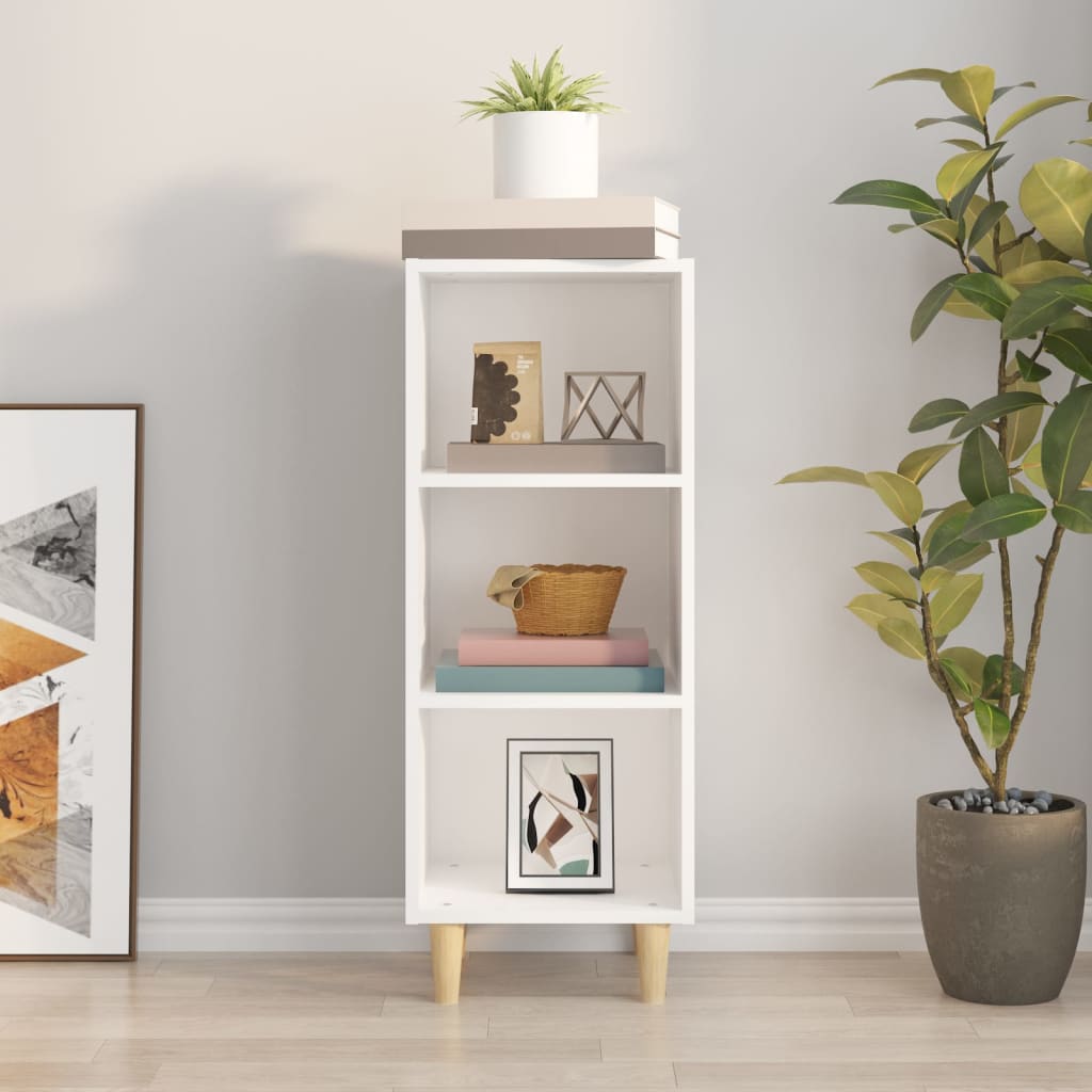 Buffet Blanc 34,5x32,5x90 cm Bois d'ingénierie - XIOS