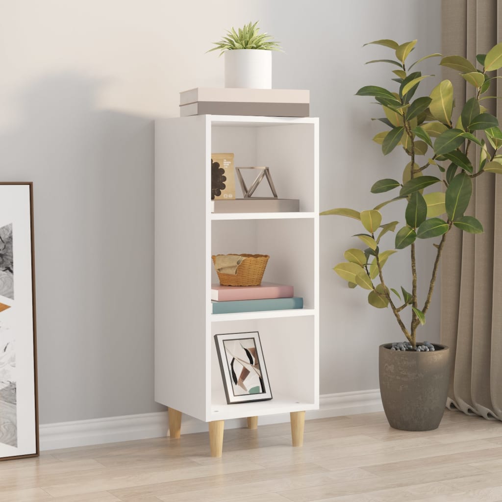 Buffet Blanc 34,5x32,5x90 cm Bois d'ingénierie - XIOS
