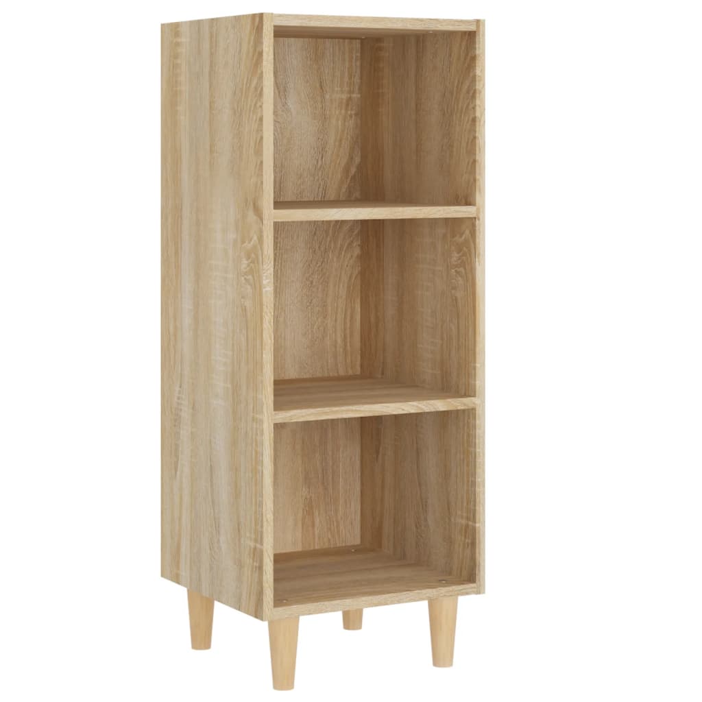 Buffet Chêne sonoma 34,5x32,5x90 cm Bois d'ingénierie