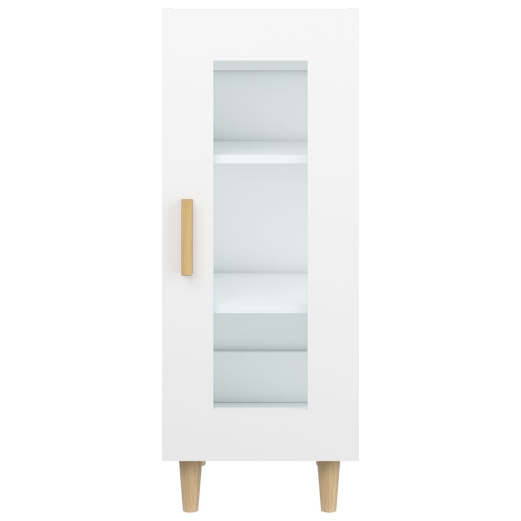 Buffet blanc 34,5x34x90 cm bois d'ingénierie