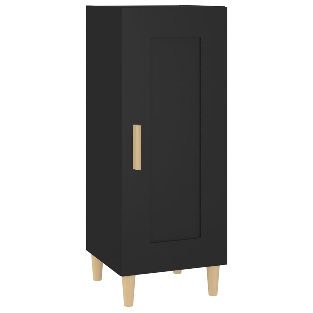Buffet Noir 34,5x34x90 cm Bois d'ingénierie - XIOS