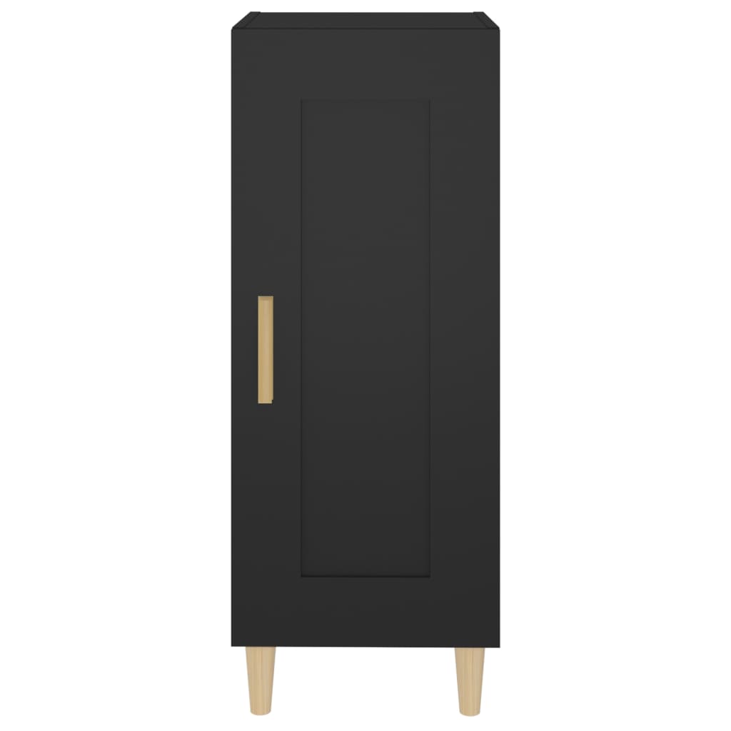 Buffet Noir 34,5x34x90 cm Bois d'ingénierie - XIOS