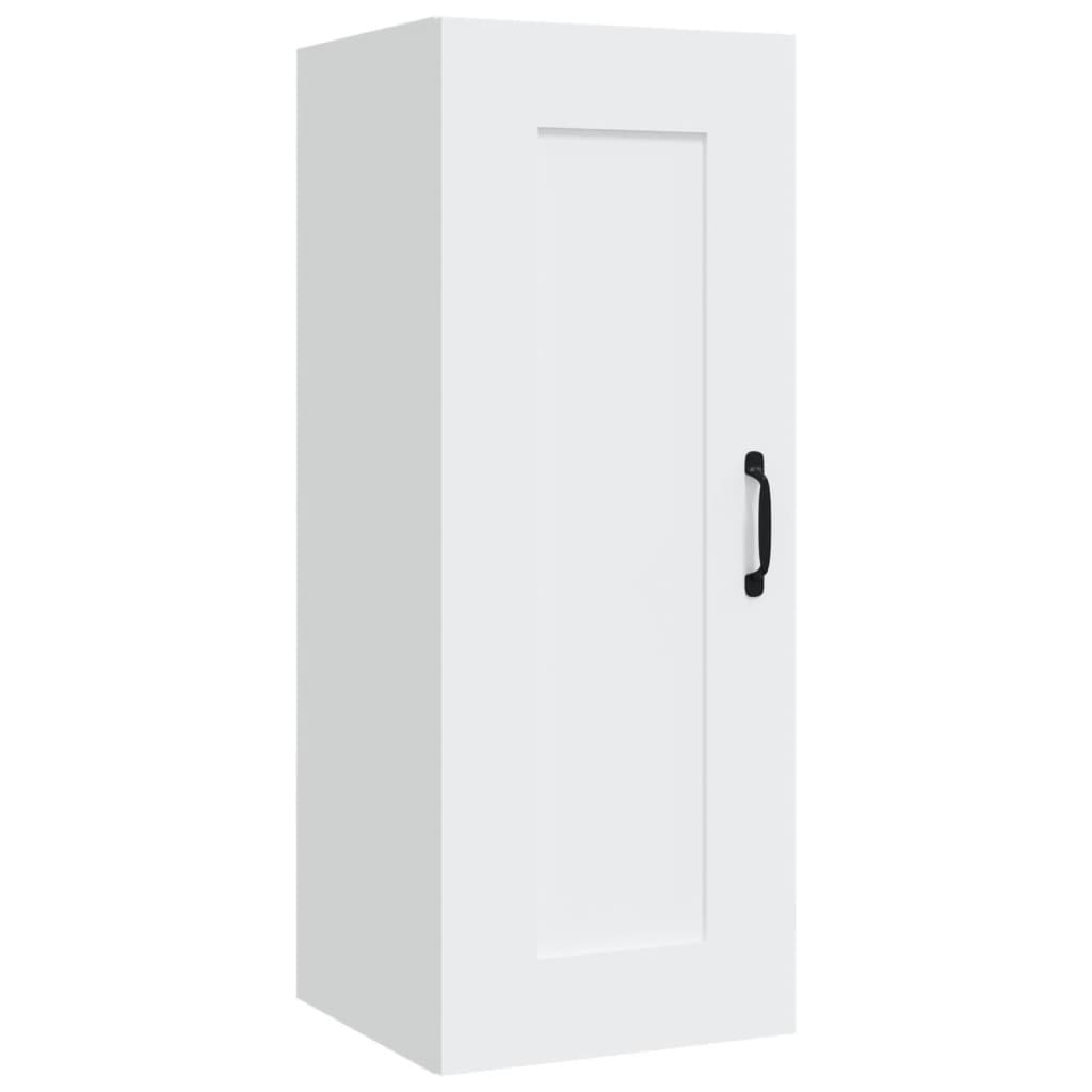 Armoire suspendue Blanc 35x34x90 cm Bois d'ingénierie