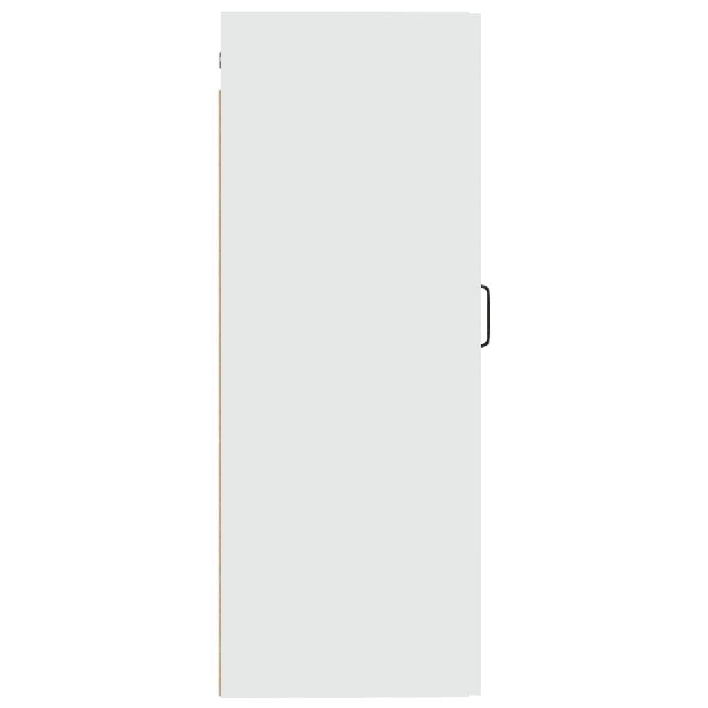 Armoire suspendue Blanc 35x34x90 cm Bois d'ingénierie