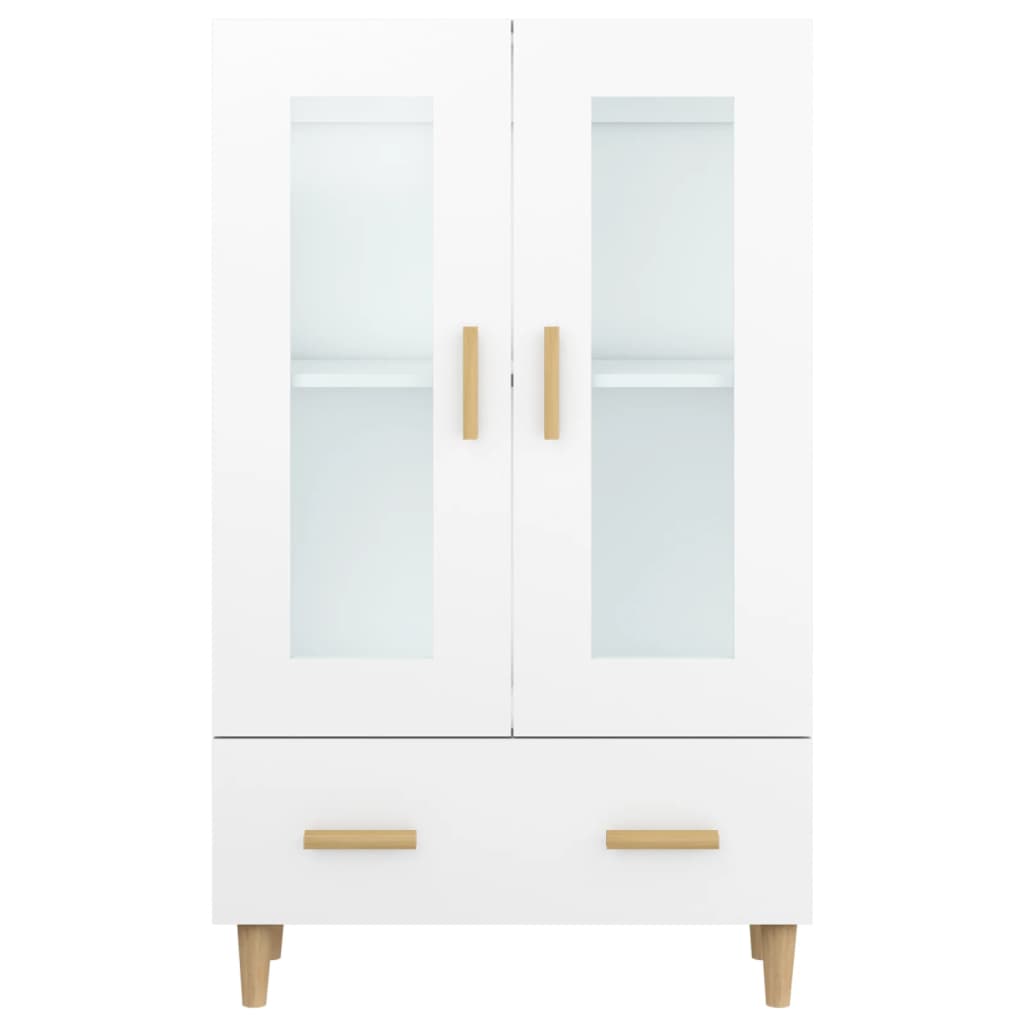 Buffet haut Blanc 70x31x115 cm Bois d'ingénierie - XIOS