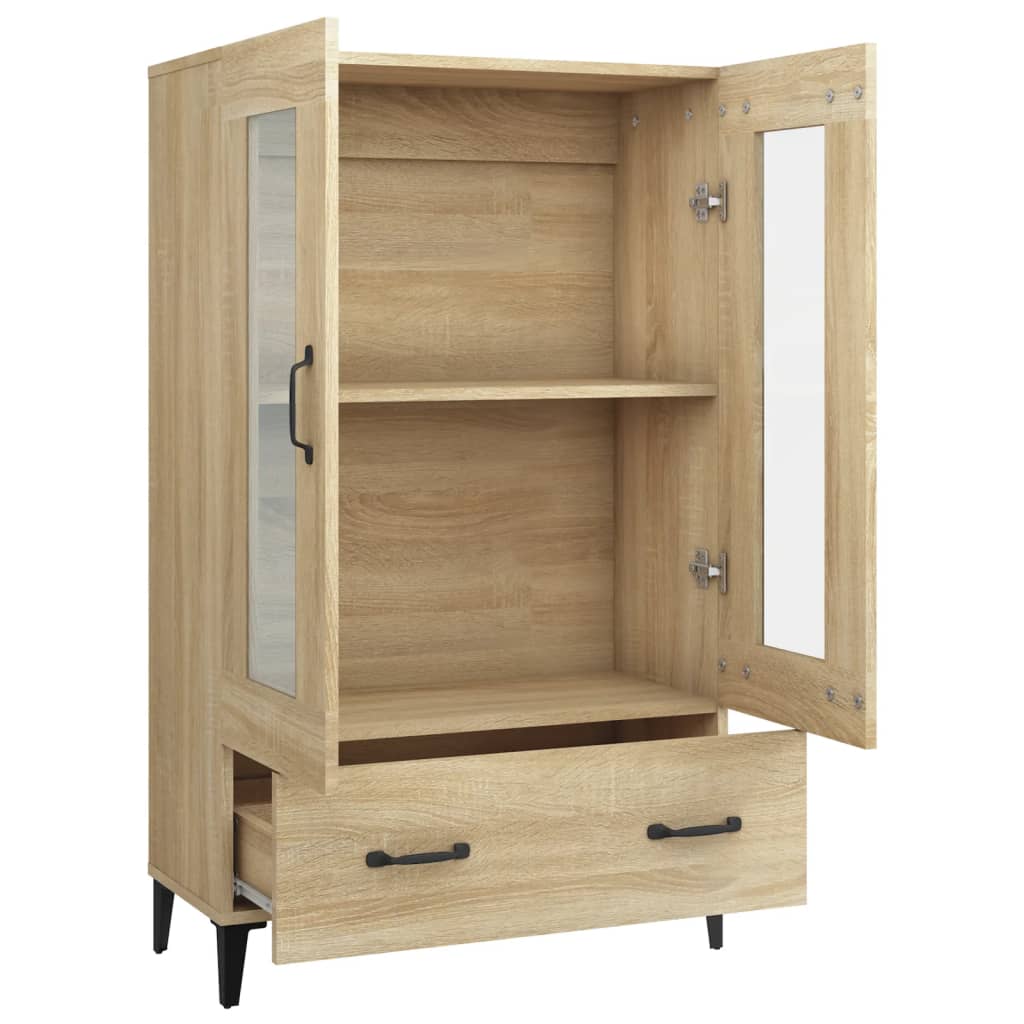 Buffet haut Chêne sonoma 70x31x115 cm Bois d'ingénierie - XIOS