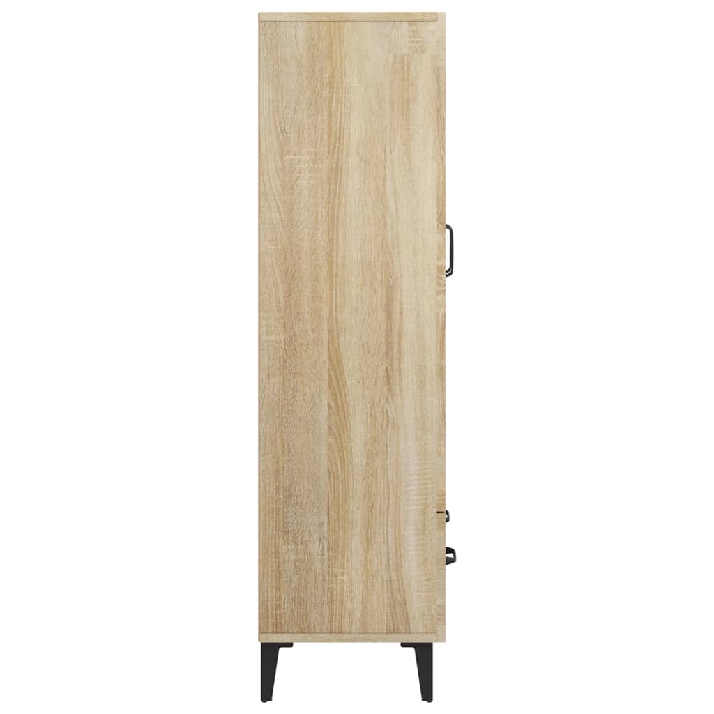 Buffet haut Chêne sonoma 70x31x115 cm Bois d'ingénierie - XIOS