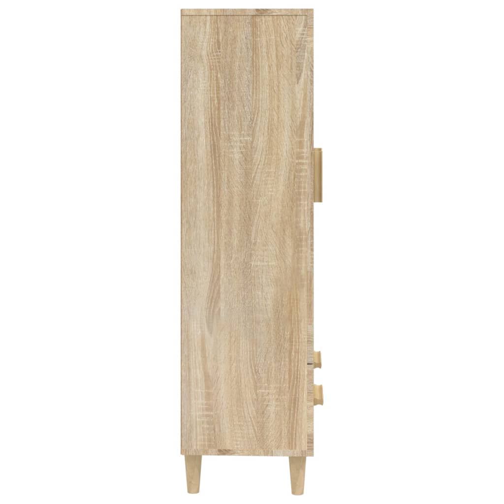 Buffet haut Chêne sonoma 70x31x115 cm Bois d'ingénierie - XIOS