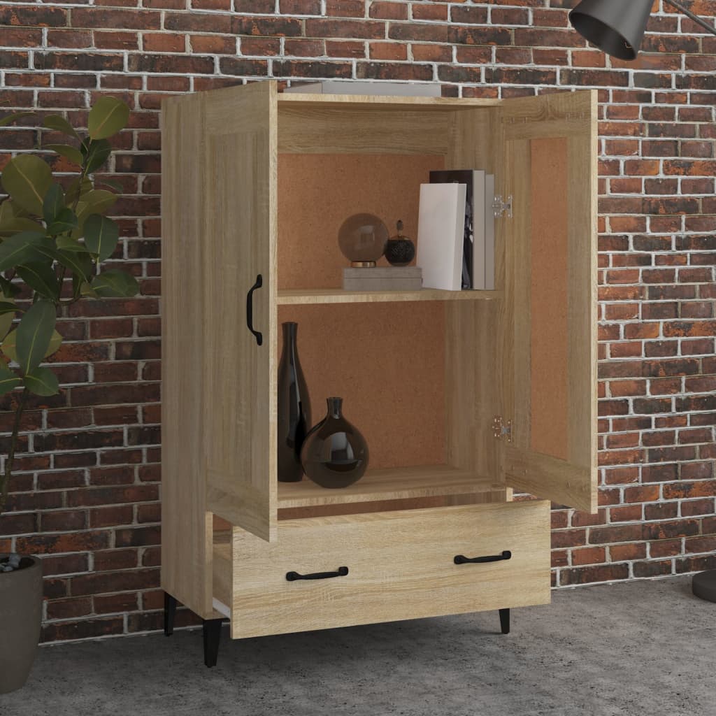 Buffet haut Chêne sonoma 70x31x115 cm Bois d'ingénierie - XIOS