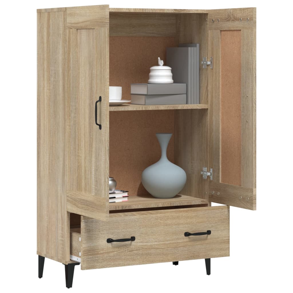 Buffet haut Chêne sonoma 70x31x115 cm Bois d'ingénierie - XIOS
