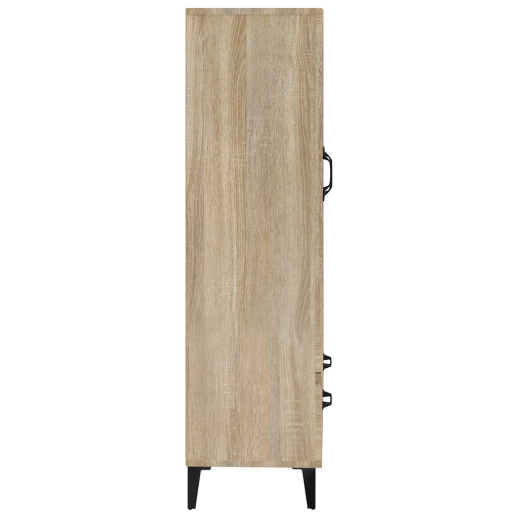 Buffet haut Chêne sonoma 70x31x115 cm Bois d'ingénierie - XIOS