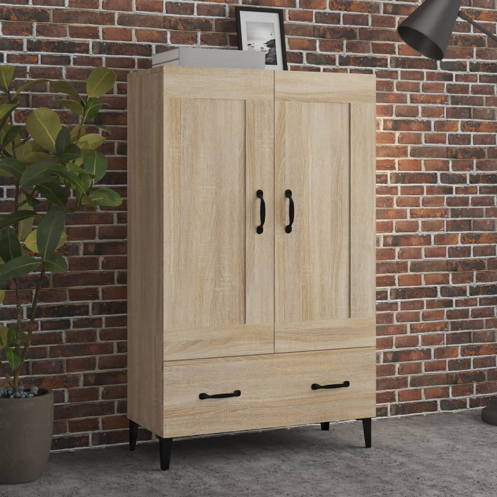 Buffet haut Chêne sonoma 70x31x115 cm Bois d'ingénierie - XIOS