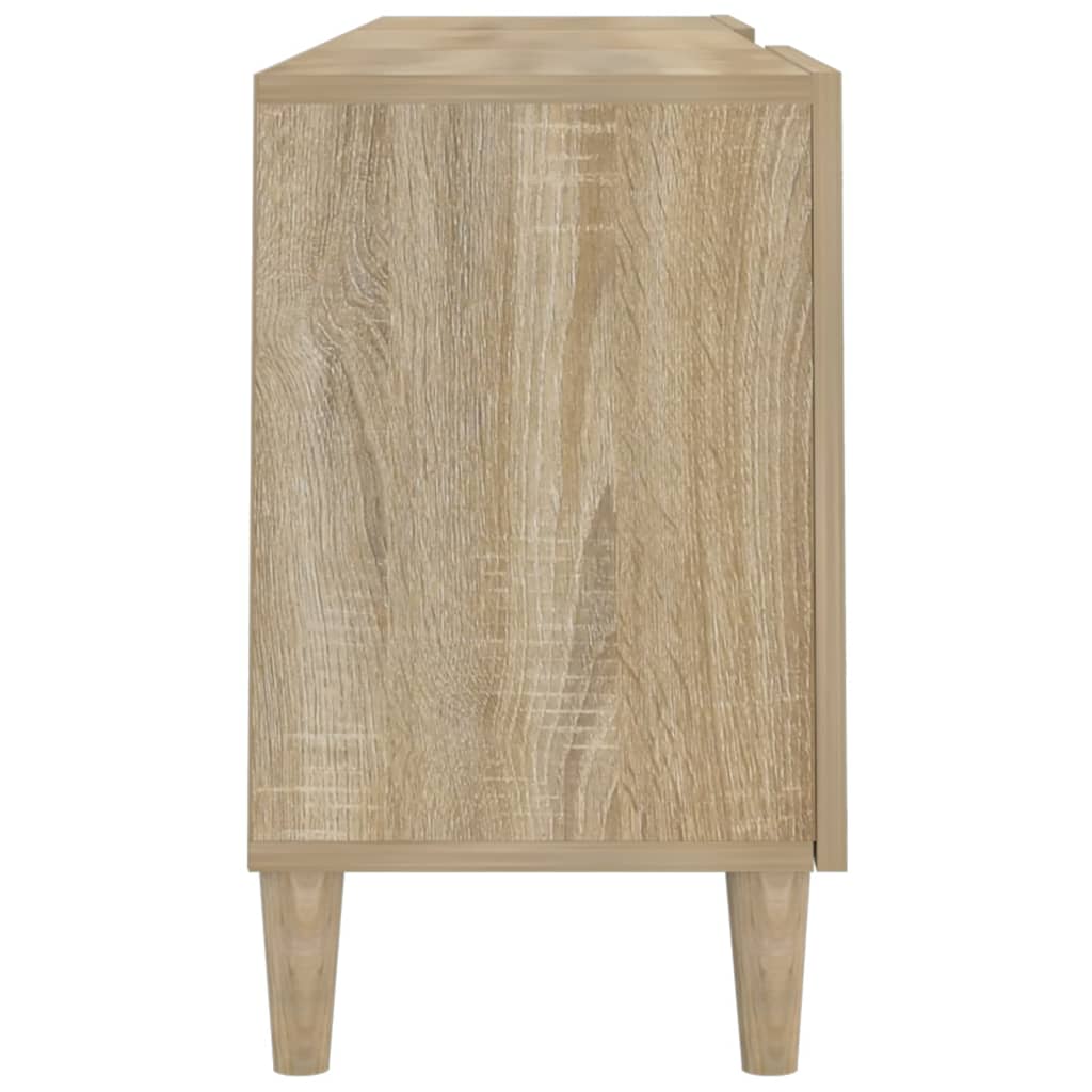 Meuble TV Chêne sonoma 150x30x50 cm Bois d'ingénierie - XIOS