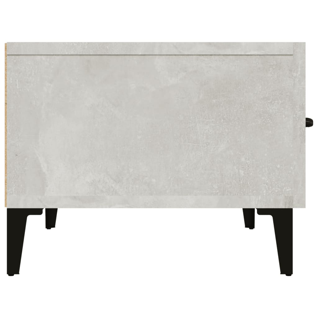 Meuble TV Gris béton 150x34,5x30 cm Bois d'ingénierie - XIOS