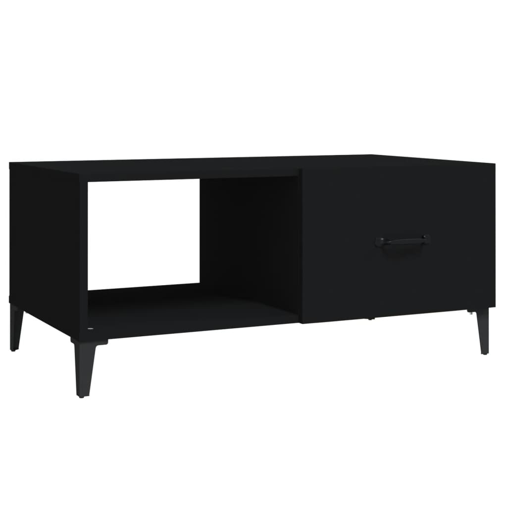 Table basse noir 90x50x40 cm bois d'ingénierie Tables basses vidaXL