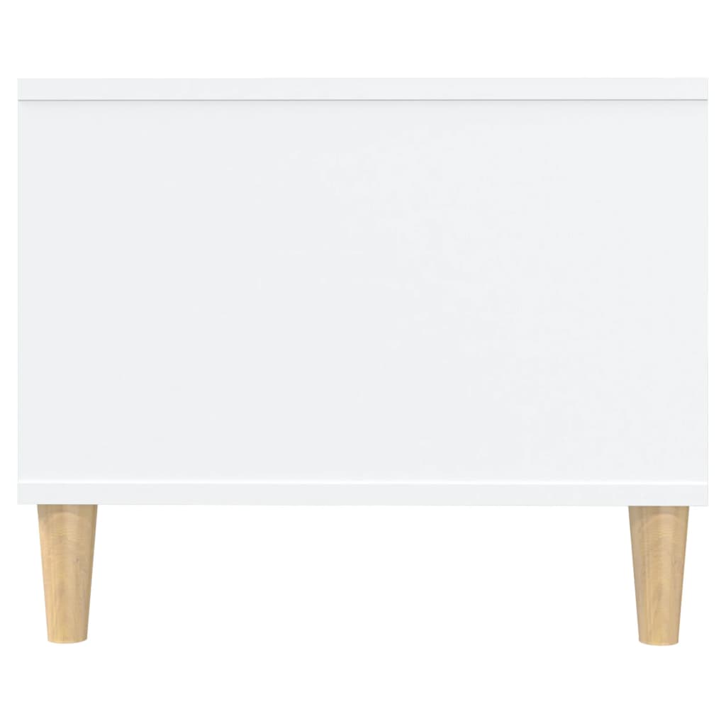 Table basse blanc 102x50x40 cm bois d'ingénierie - XIOS