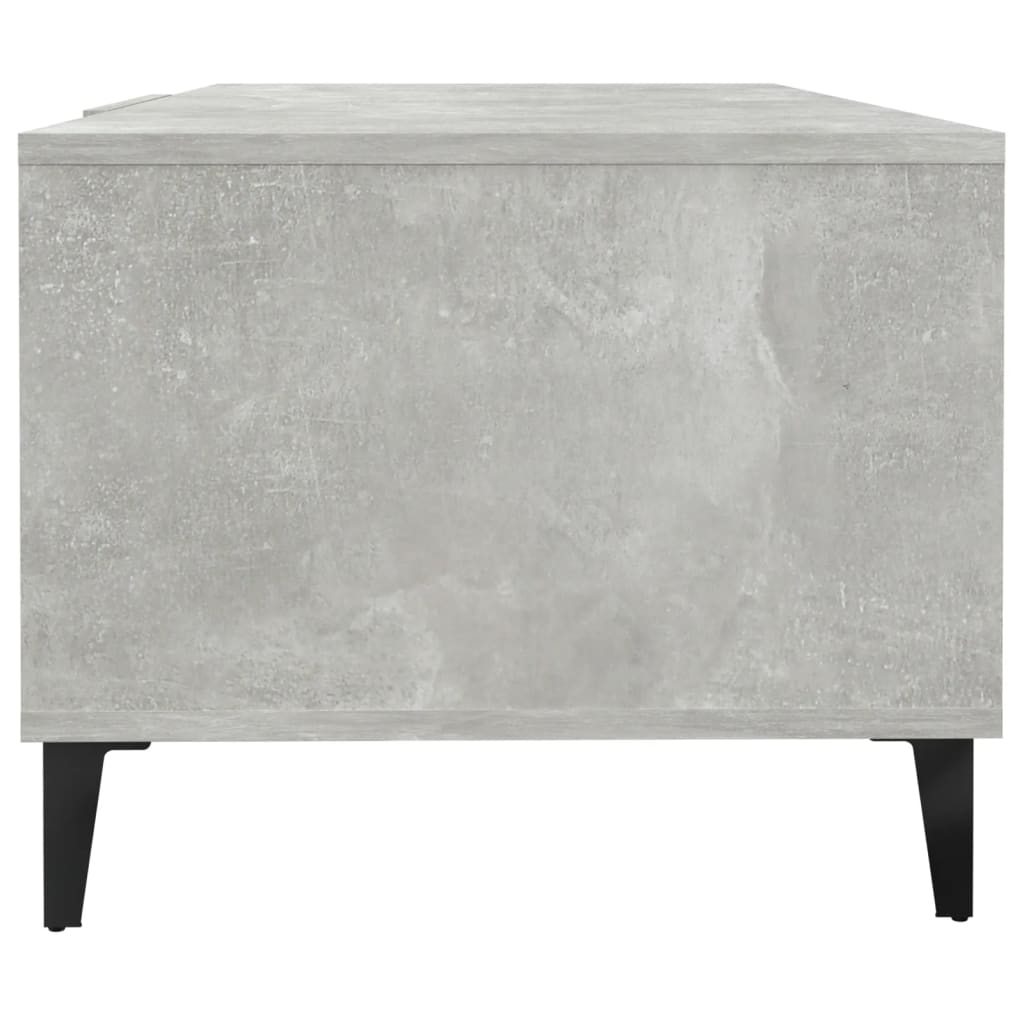 Table basse Gris béton 102x50x40 cm Bois d'ingénierie - XIOS