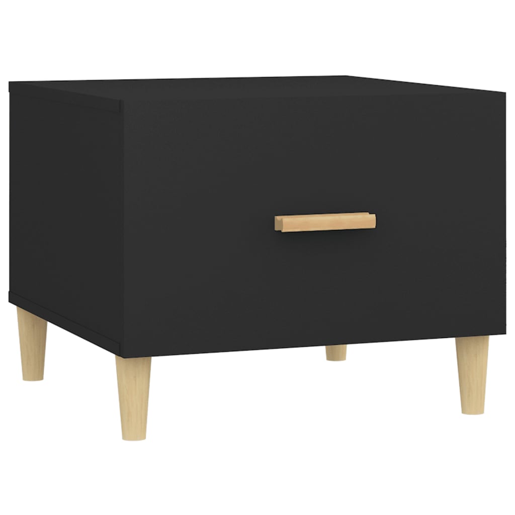 Table basse Noir 50x50x40 cm Bois d'ingénierie - XIOS