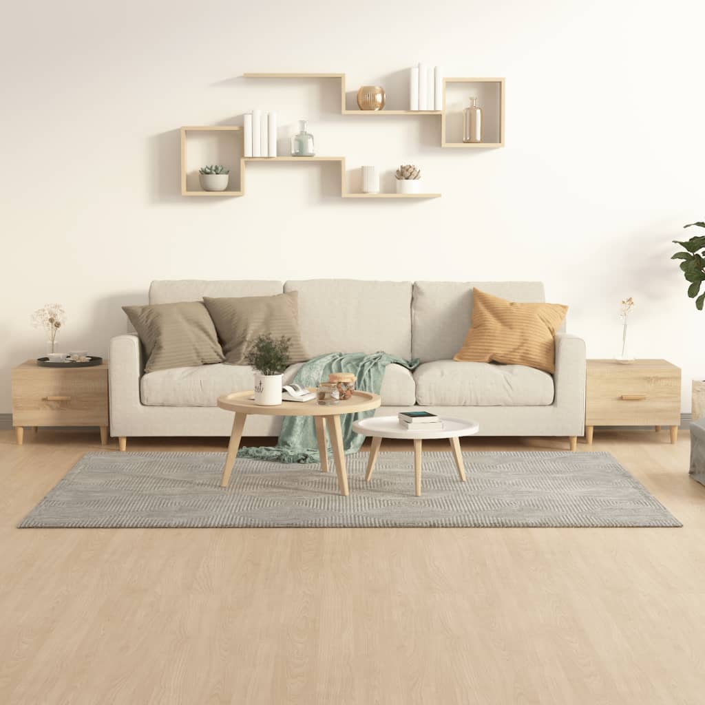 Tables basses 2 pcs chêne sonoma 50x50x40 cm bois d'ingénierie - XIOS
