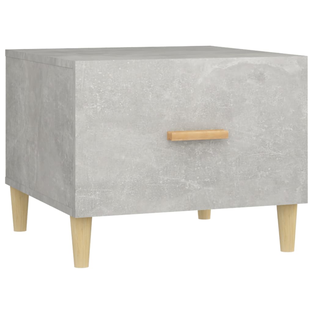 Table basse Gris béton 50x50x40 cm Bois d'ingénierie - XIOS