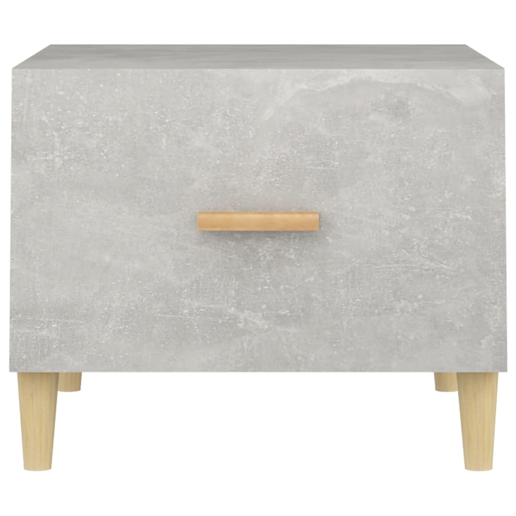 Table basse Gris béton 50x50x40 cm Bois d'ingénierie - XIOS