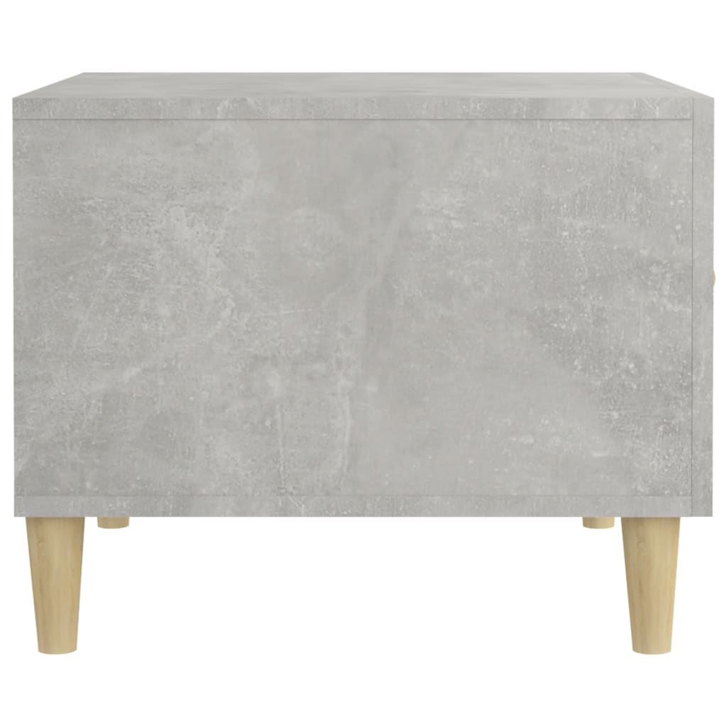 Table basse Gris béton 50x50x40 cm Bois d'ingénierie - XIOS