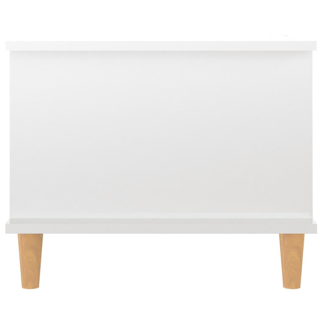 Table basse Blanc brillant 90x50x40 cm Bois d'ingénierie - XIOS