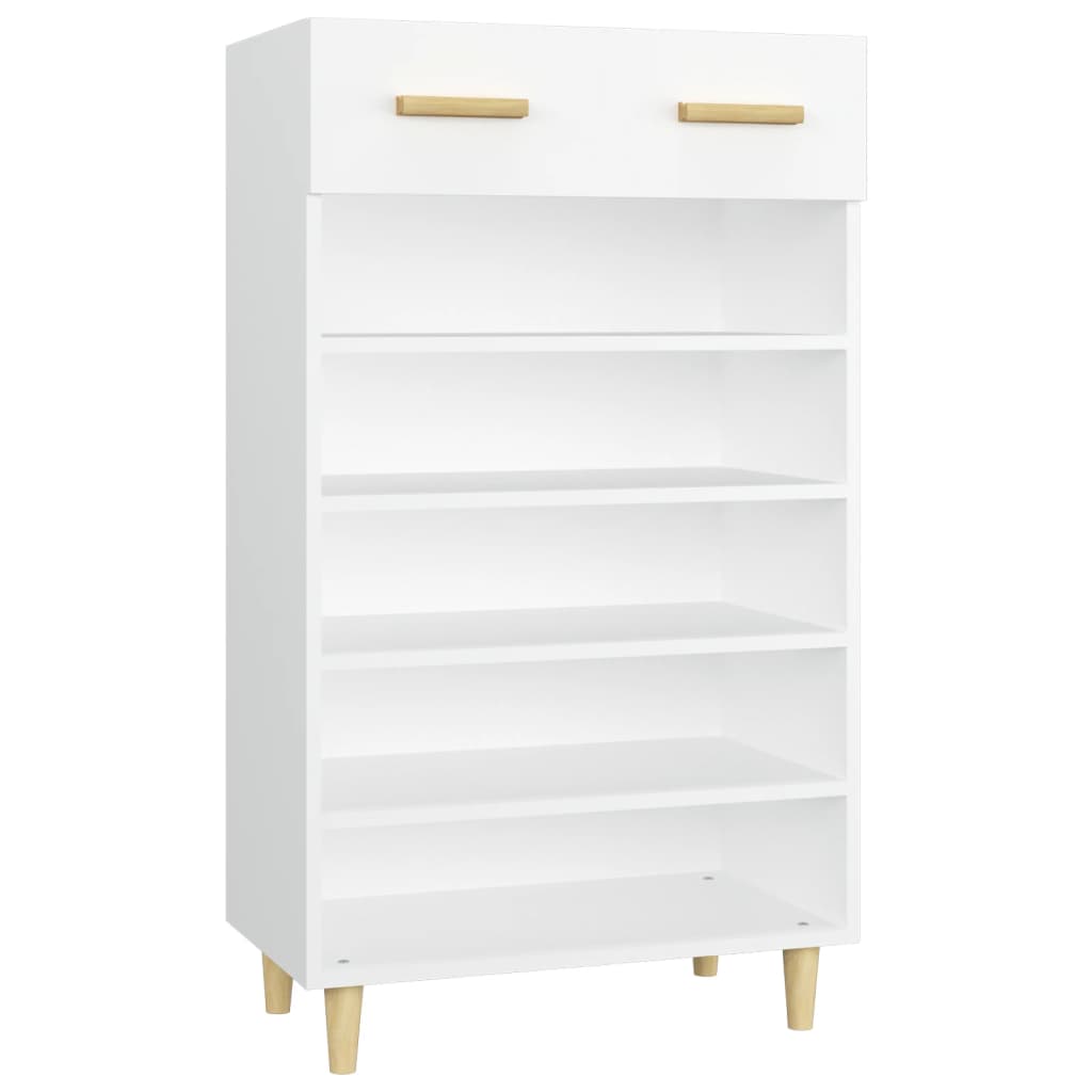 Armoire à chaussures Blanc 60x35x105 cm Bois d'ingénierie - XIOS