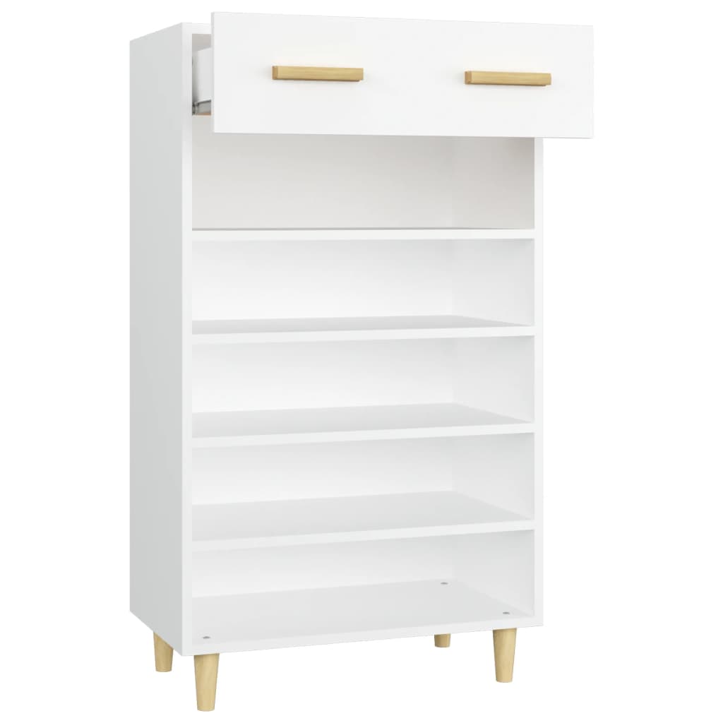 Armoire à chaussures Blanc 60x35x105 cm Bois d'ingénierie - XIOS