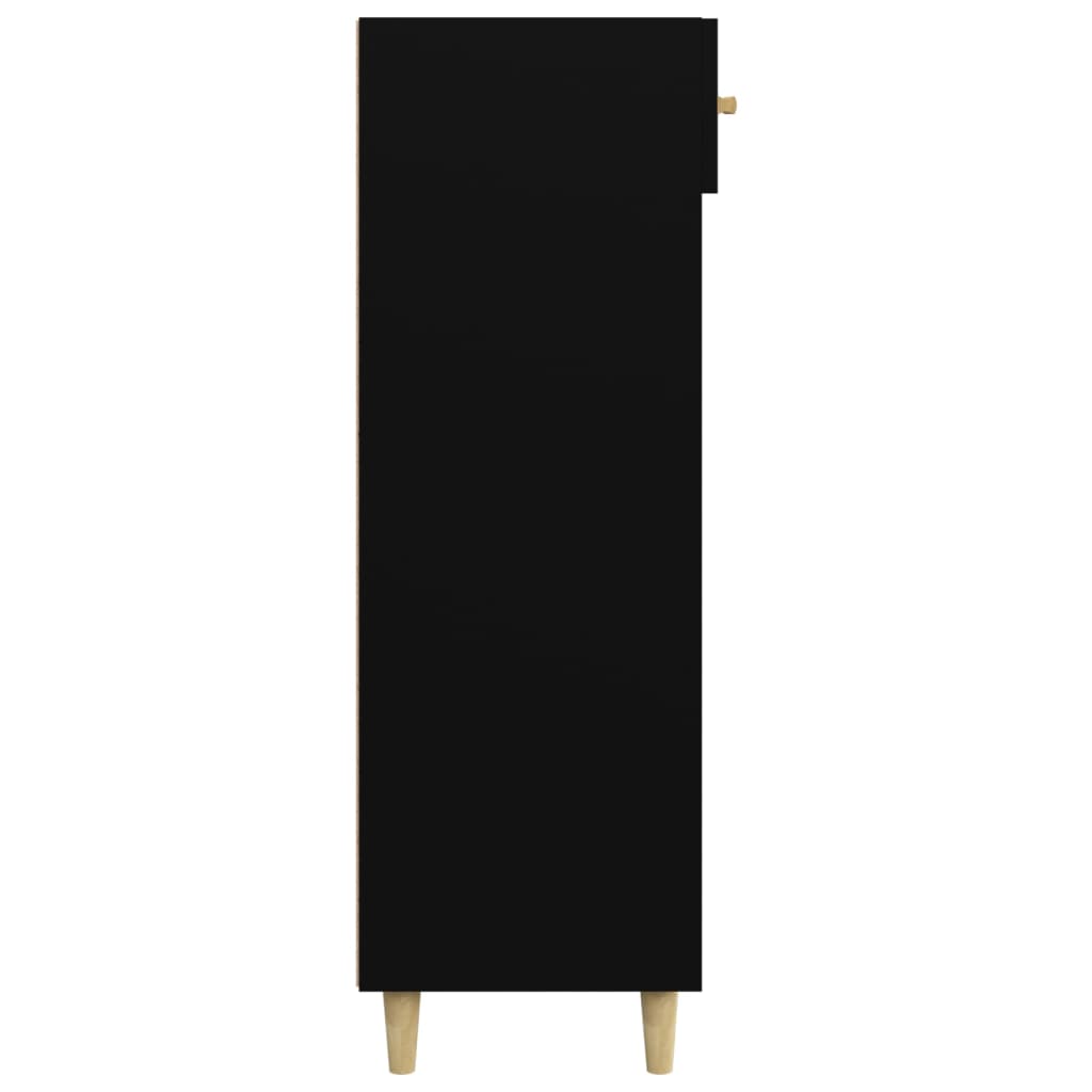 Armoire à chaussures Noir 60x35x105 cm Bois d'ingénierie - XIOS