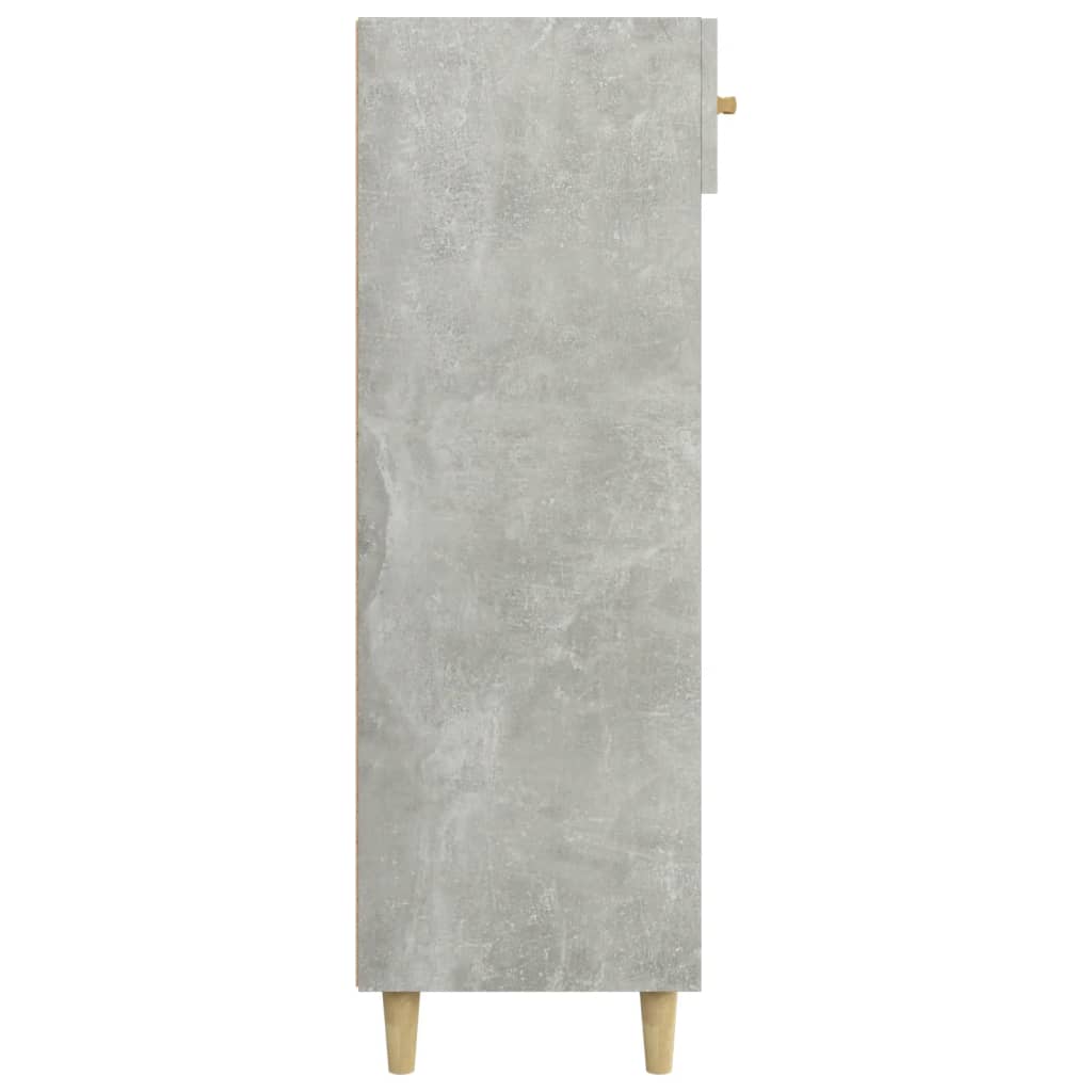 Armoire à chaussures Gris béton 60x35x105 cm Bois d'ingénierie - XIOS