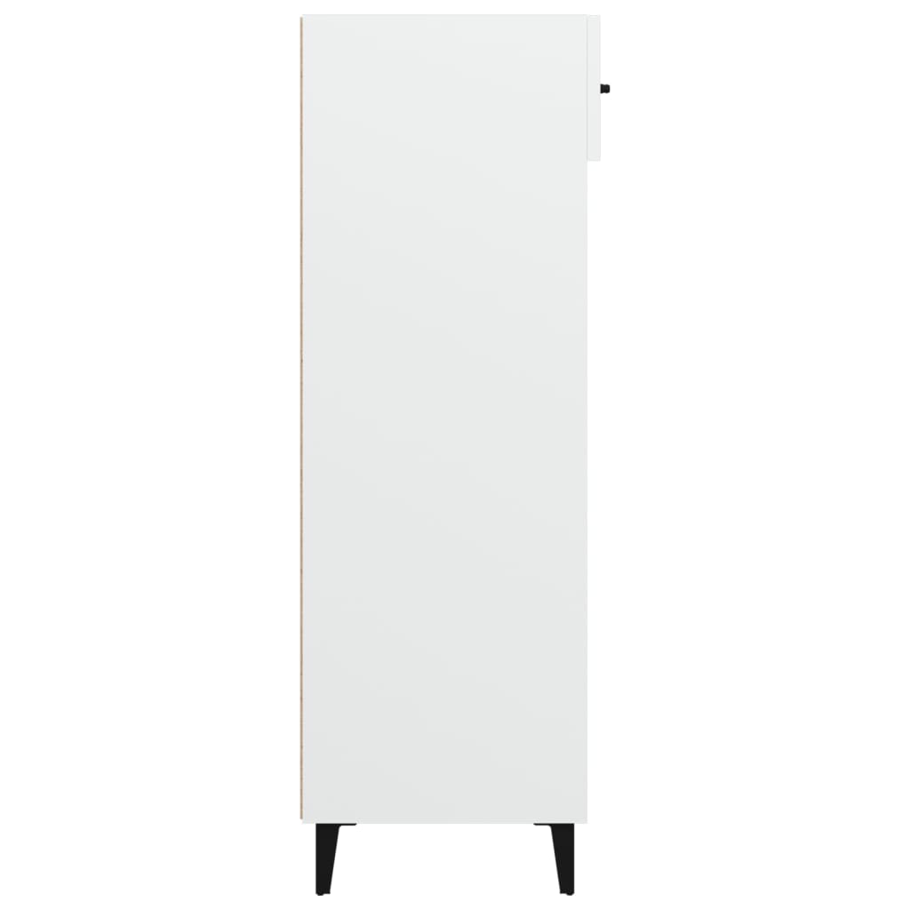 Armoire à chaussures Blanc 60x35x105 cm Bois d'ingénierie - XIOS