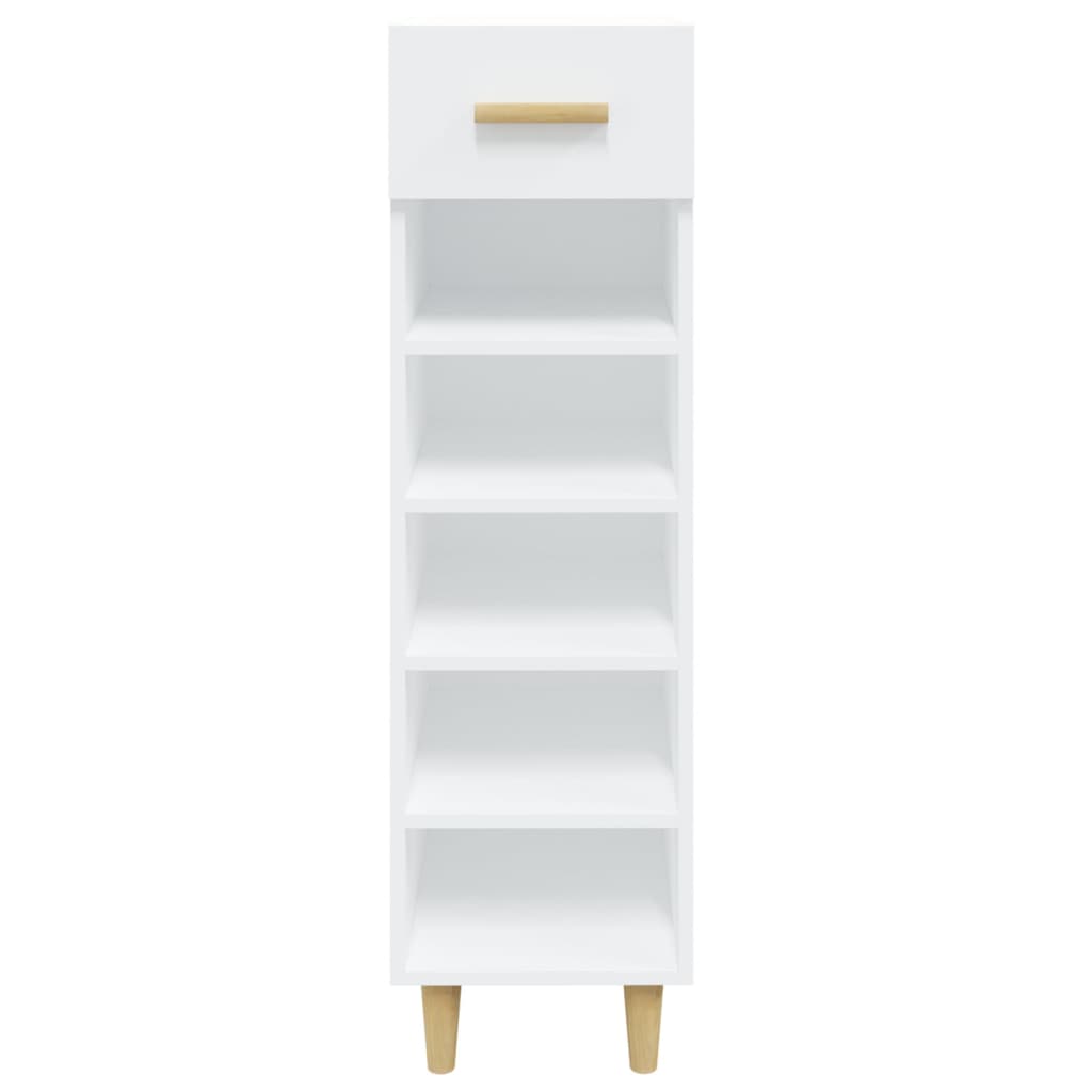 Armoire à chaussures Blanc 30x35x105 cm Bois d'ingénierie - XIOS