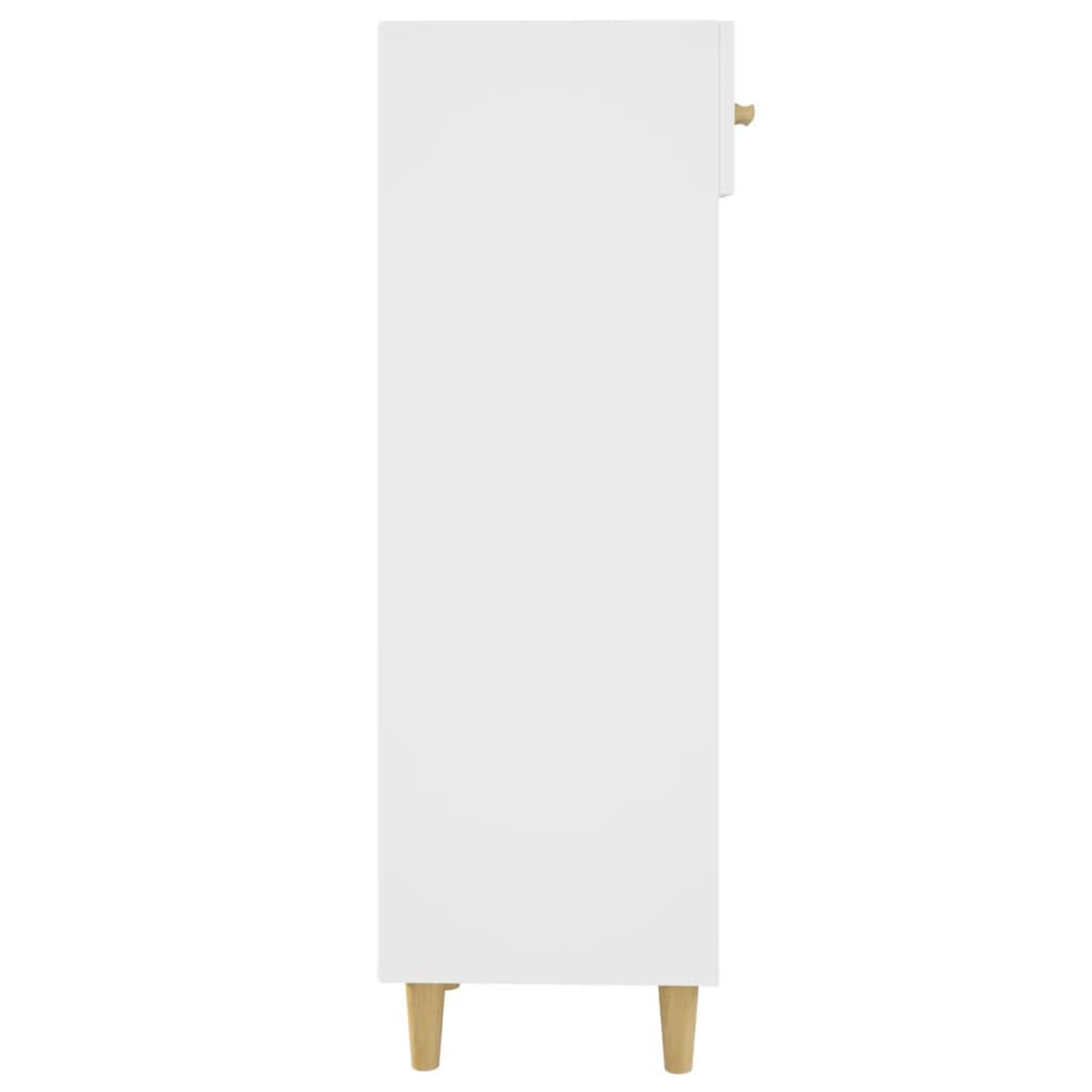 Armoire à chaussures Blanc 30x35x105 cm Bois d'ingénierie - XIOS