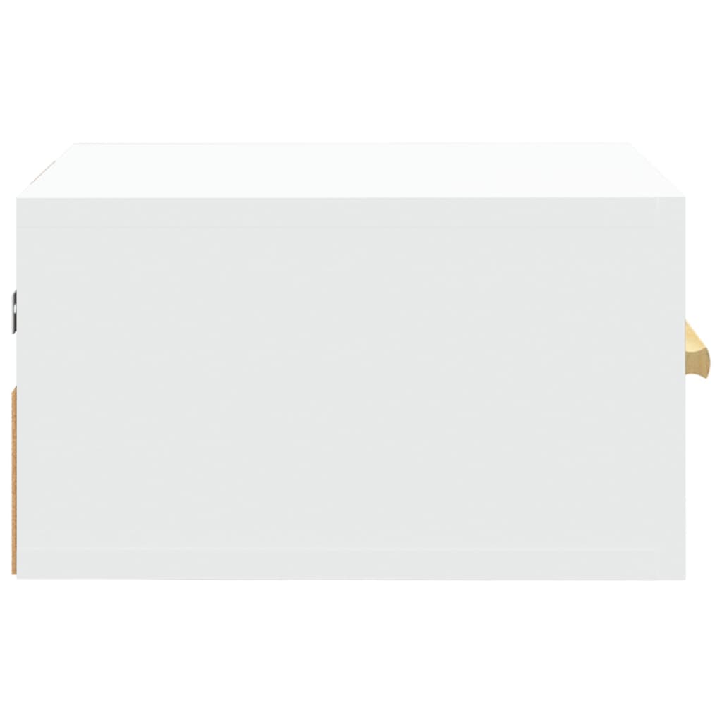 Tables de chevet murales 2 pcs blanc 35x35x20 cm - XIOS