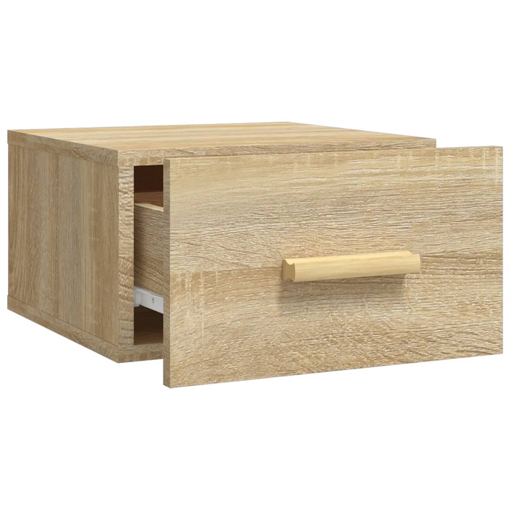 Tables de chevet murales 2 pcs chêne sonoma 35x35x20 cm - XIOS