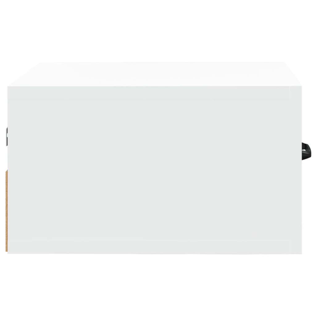 Table de chevet murale Blanc 35x35x20 cm - XIOS