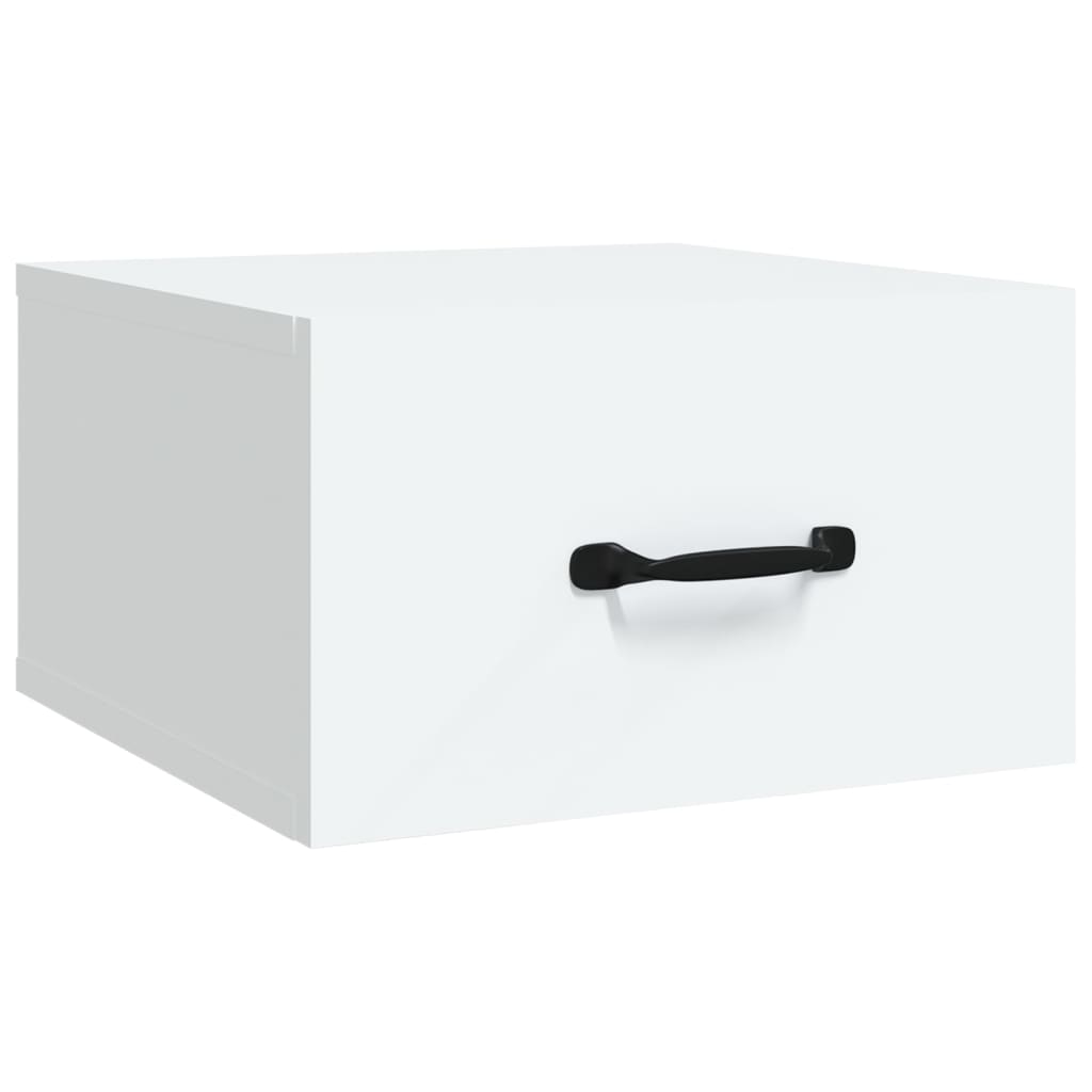 Tables de chevet murales 2 pcs blanc 35x35x20 cm - XIOS