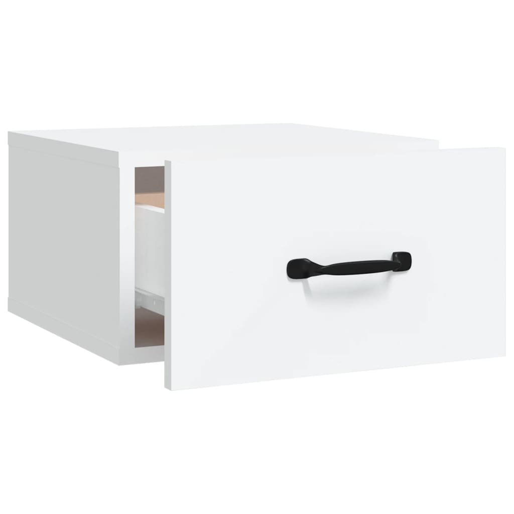 Tables de chevet murales 2 pcs blanc 35x35x20 cm - XIOS