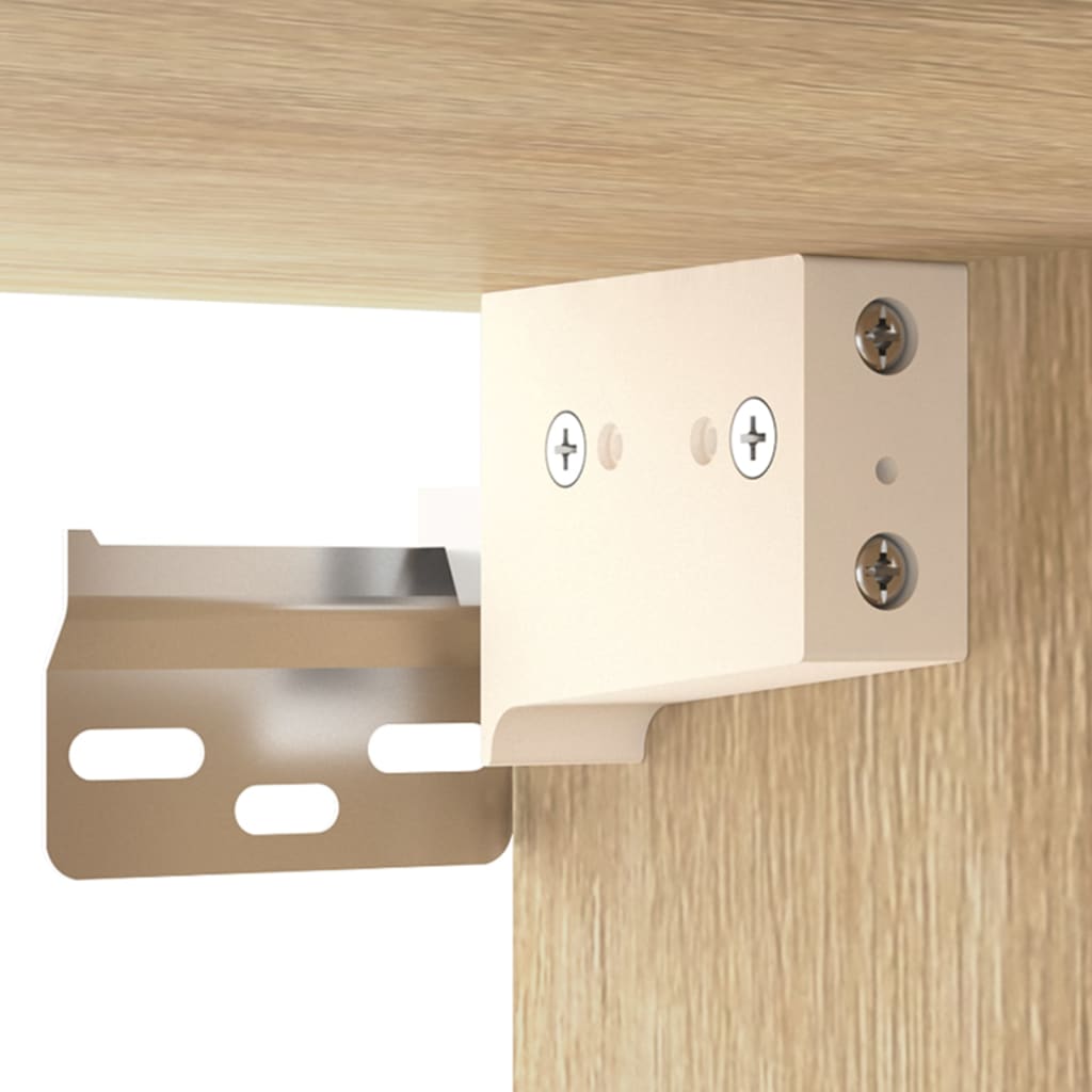 Table de chevet murale Chêne sonoma 35x35x20 cm - XIOS