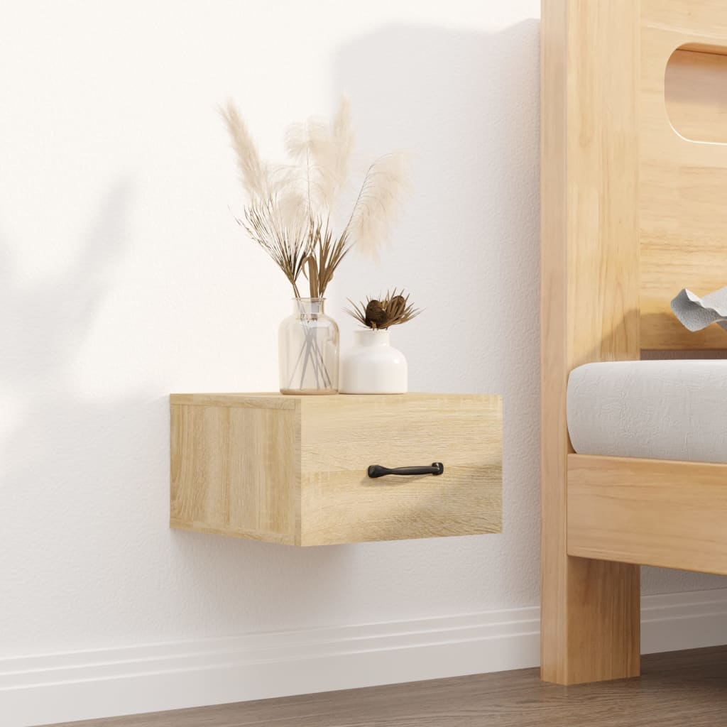Tables de chevet murales 2 pcs Chêne sonoma 35x35x20 cm - XIOS
